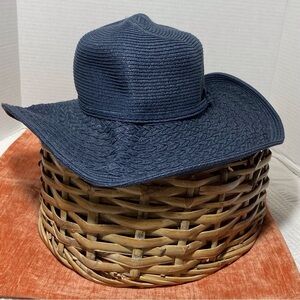 9 & Co‎ by Nine West Navy Sun Hat with Wide Brim